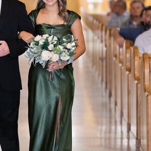 Chic Forest Green Maxi Dress